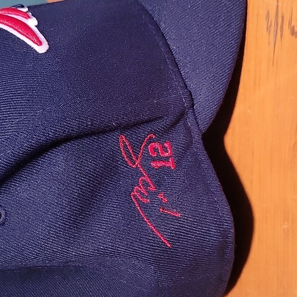Tom Brady one of a kind custom hat 7 5/8 custom"TB 12" on back from Lids - Picture 2 of 4